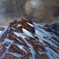 stormy mountain SOLD